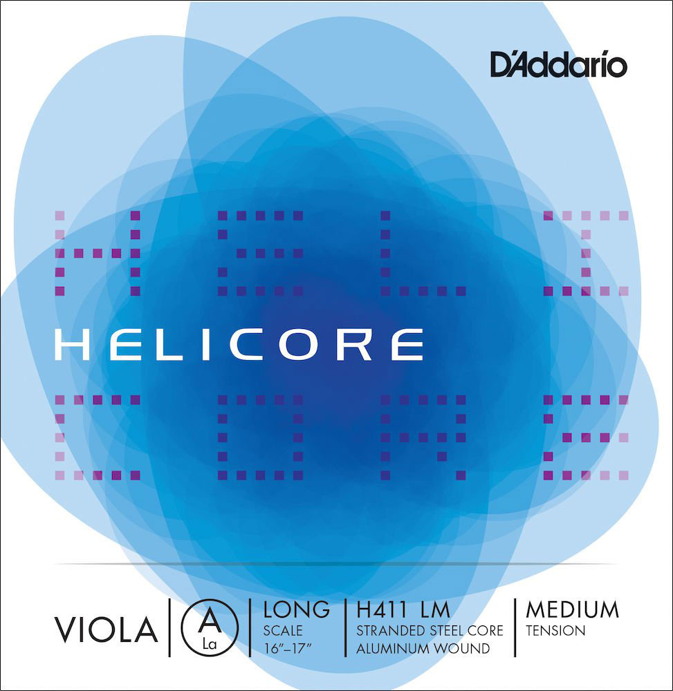 D'ADDARIO AND CO HELICORE VIOLA SINGLE A STRING LONG SCALE MEDIUM TENSION