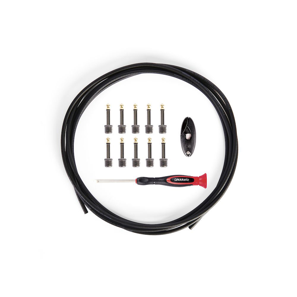 D'ADDARIO AND CO SOLDERLESS CABLE KIT WITH MINI DIY CONNECTORS