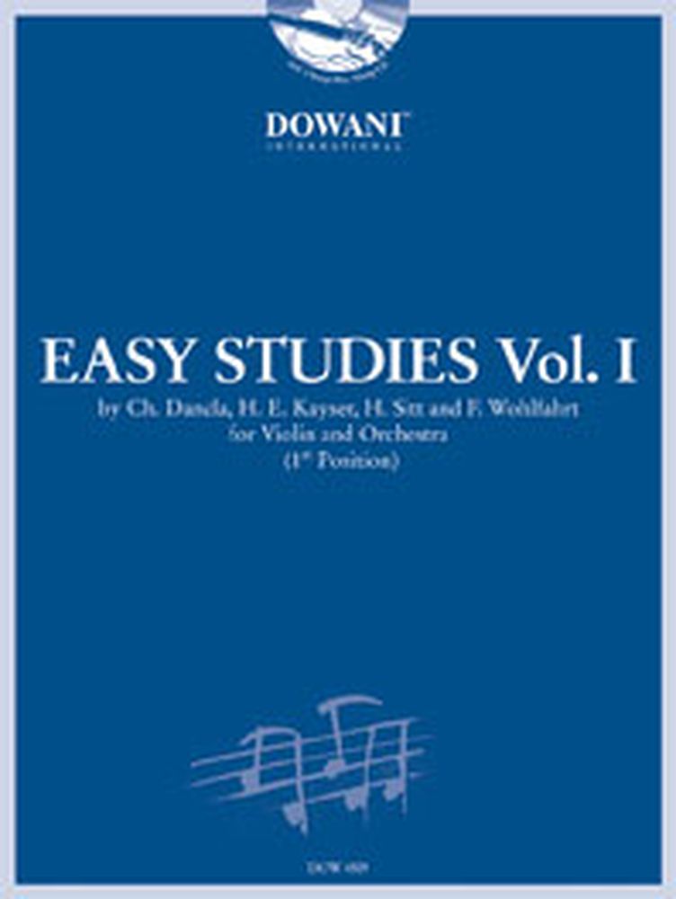 DOWANI EASY STUDIES VOL.1 + CD - DANCLA, KAYSER, SITT, WOHLFAHRT - VIOLON, ORCH