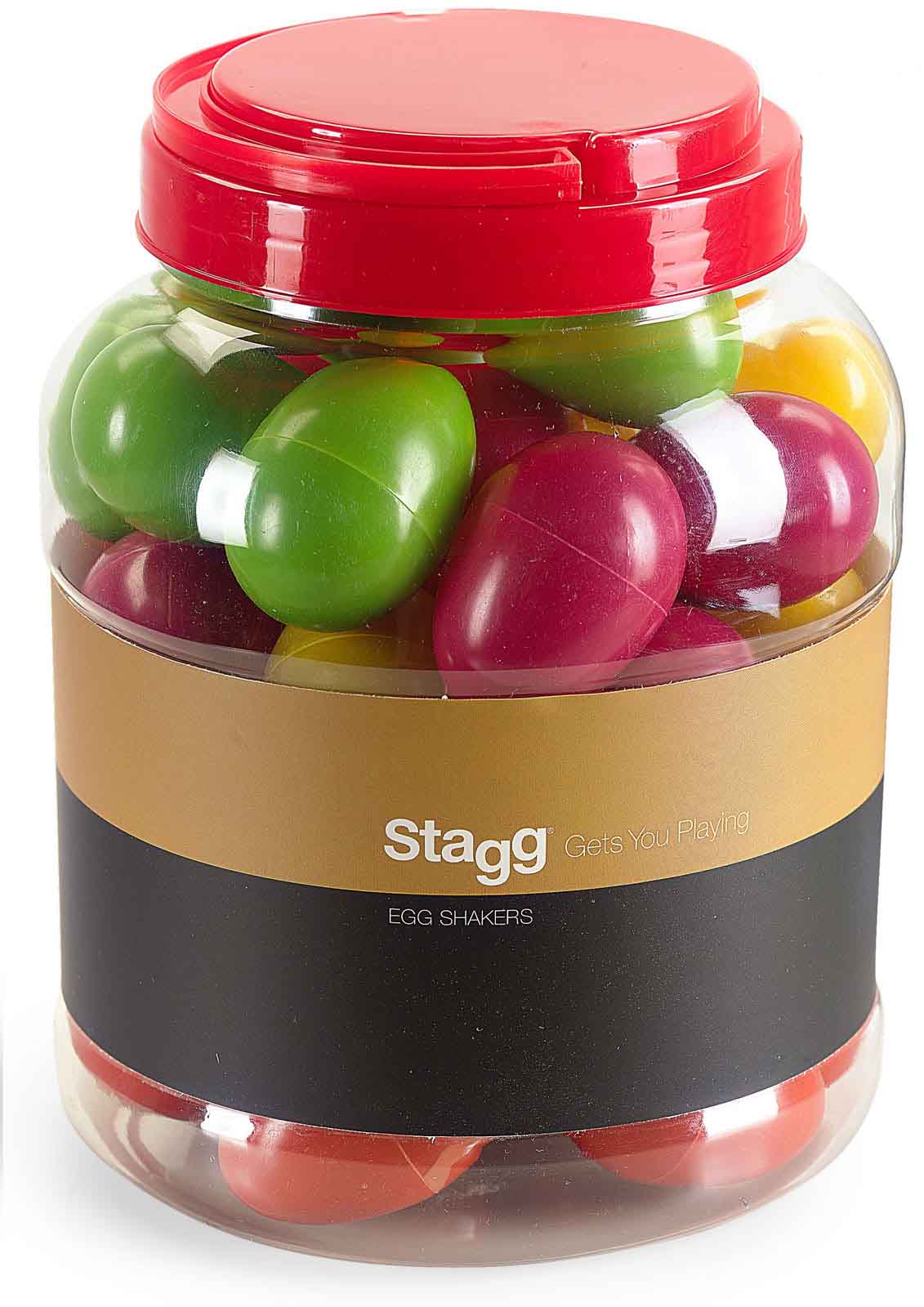 STAGG BOX-1 PLASTIC EGG SHAKER 40PCS