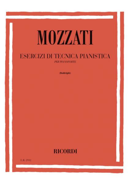RICORDI MOZZATI A. - ESERCIZI DI TECNICA PIANISTICA - PIANO