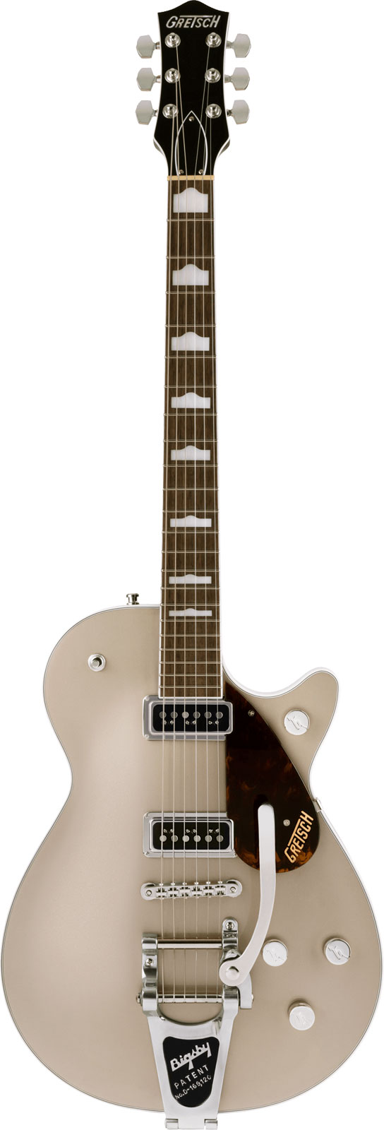 GRETSCH GUITARS G6128T PLAYERS EDITION JET DS WITH BIGSBY RW, SAHARA METALLIC