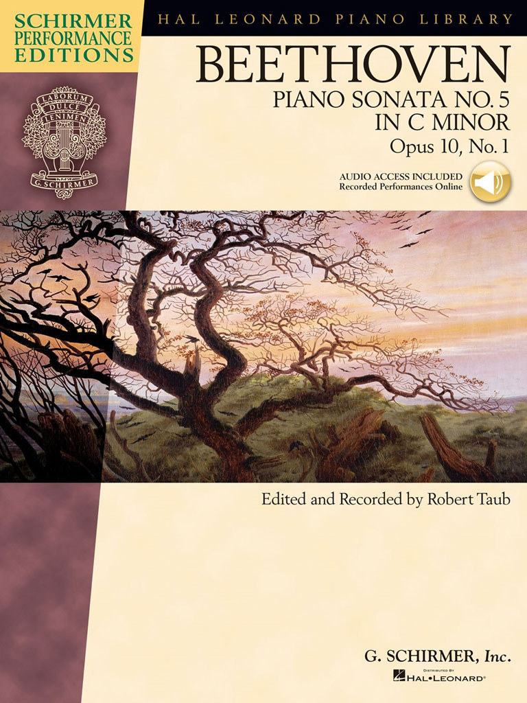HAL LEONARD SCHIRMER PERFORMANCE EDITIONS BEETHOVEN SONATA NO. 5 + AUDIO TRACKS - PIANO SOLO