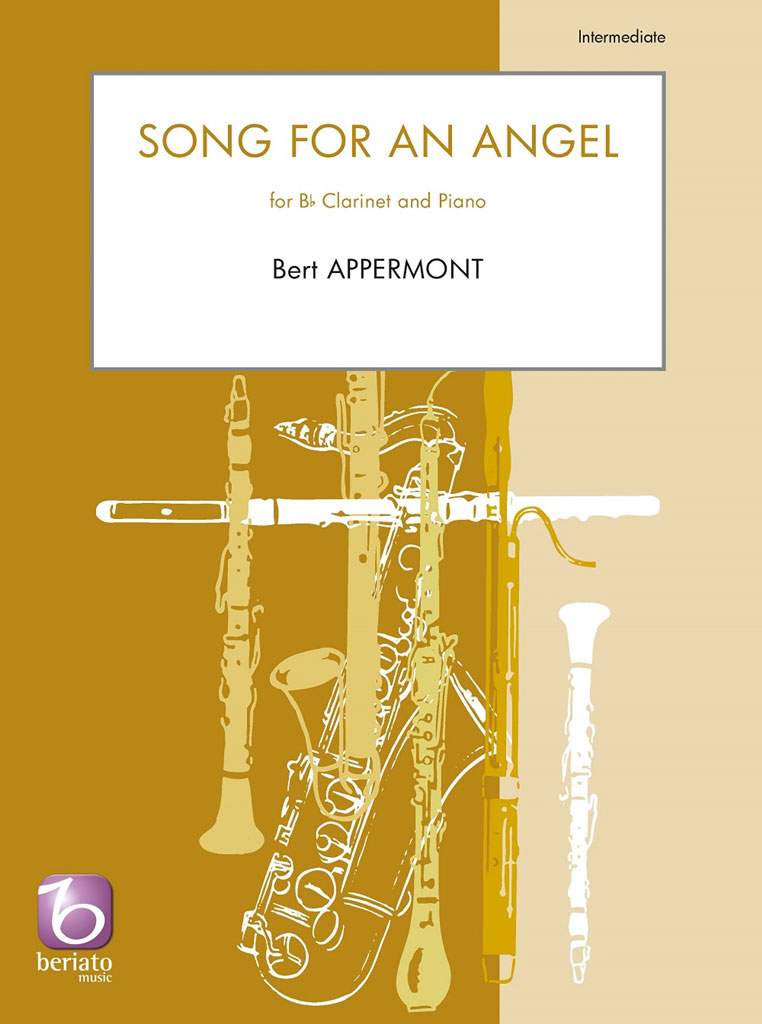 BERIATO MUSIC APPERMONT - SONG FOR AN ANGEL - CLARINET SIB AND PIANO