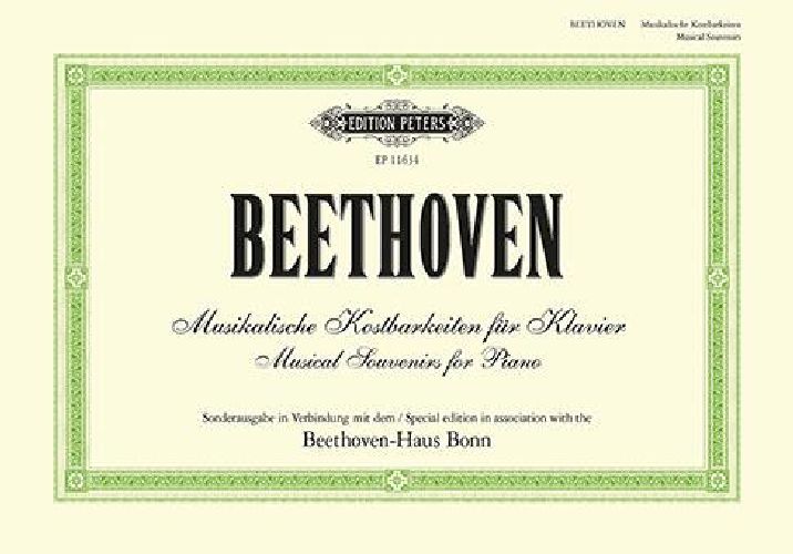 EDITION PETERS LUDWIG VAN BEETHOVEN - MUSICAL SOUVENIRS FOR PIANO