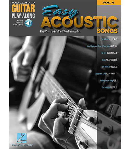 HAL LEONARD HAL LEONARD GUITAR PLAY-ALONG VOL.9 - EASY ACOUSTIC SONGS