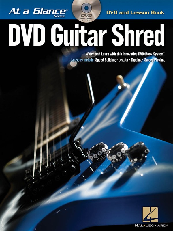 HAL LEONARD GUITAR SHRED AT A GLANCE GUITAR TAB + DVD - GUITAR TAB