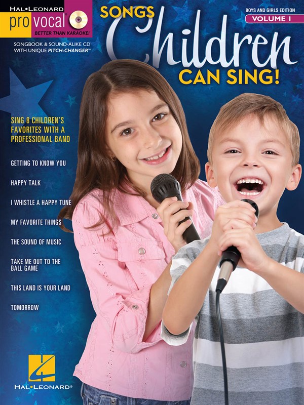 HAL LEONARD PRO VOCAL - BOYS AND GIRLS VOLUME 1 - SONGS CHILDREN CAN SING + CD - VOICE