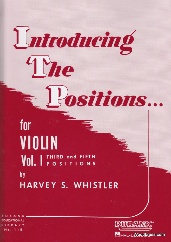 HAL LEONARD WHISTLER H. - INTRODUCING THE POSITION VOL. 1 - VIOLON