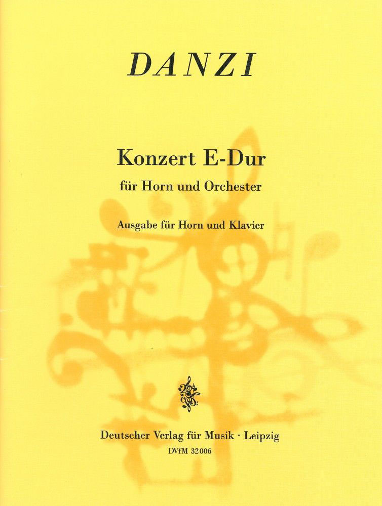 EDITION BREITKOPF DANZI FRANZ - HORNKONZERT E-DUR - HORN, ORCHESTRA