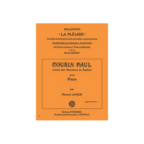 COMBRE AUBER CHANTAL - COUSIN PAUL EXTR. DES BONHEURS DE SOPHIE - PIANO