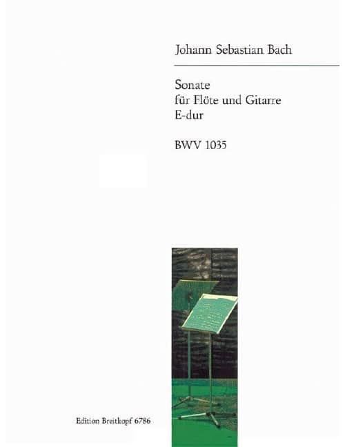 EDITION BREITKOPF BACH JOHANN SEBASTIAN - SONATA III E-DUR BWV 1035 - FLUTE, GUITAR