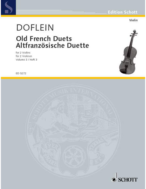 SCHOTT OLD FRENCH DUETS BAND 3 - 2 VIOLINS