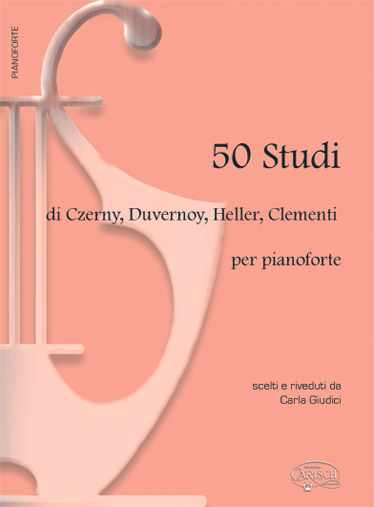 CARISCH CZERNY, CLEMENTI, DUVERNOY, HELLER - 50 STUDI - PIANO