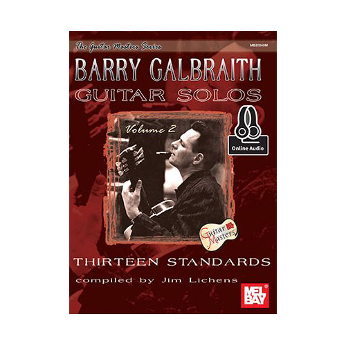 MEL BAY BARRY GALBRAITH GUITAR SOLOS VOLUME 2 + ONLINE AUDIO