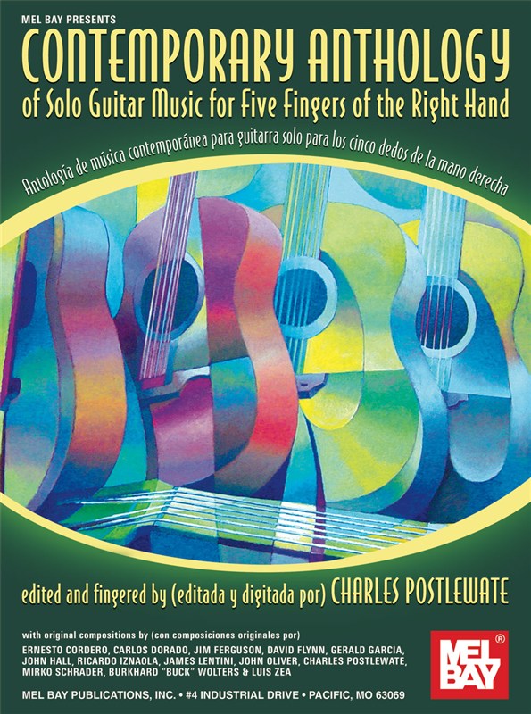 MEL BAY POSTLEWATE CHARLES - CONTEMPORARY ANTHOLOGY OF SOLO GUITAR MUSIC - GUITAR