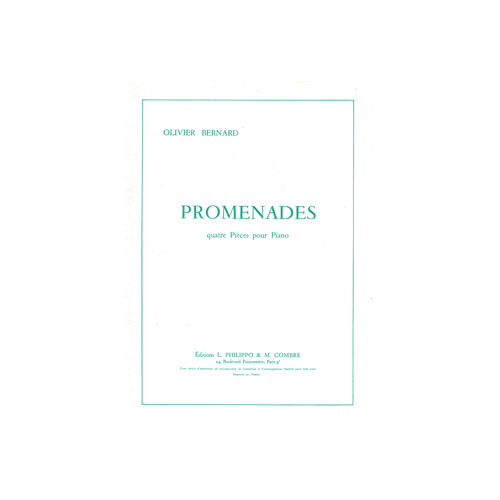 COMBRE BERNARD O. - PROMENADES (4 PIECES) - PIANO