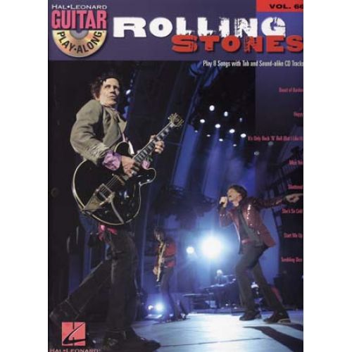 HAL LEONARD THE ROLLING STONES - HAL LEONARD GUITAR PLAY ALONG VOL.66 + CD