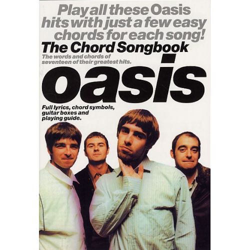 WISE PUBLICATIONS WILSON JASON - THE CHORD SONGBOOK - OASIS - LYRICS AND CHORDS