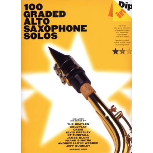 WISE PUBLICATIONS DIP IN 100 GRADED ALTO SAX SOLOS