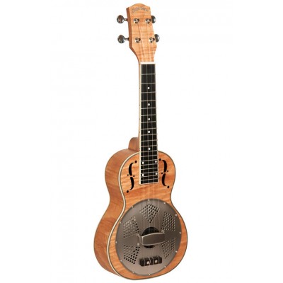 GOLD TONE RESOUKE CM UKULELE TENOR WITH RESONATOR MAPLE TABLE MADRE AND COVER INCLUDED