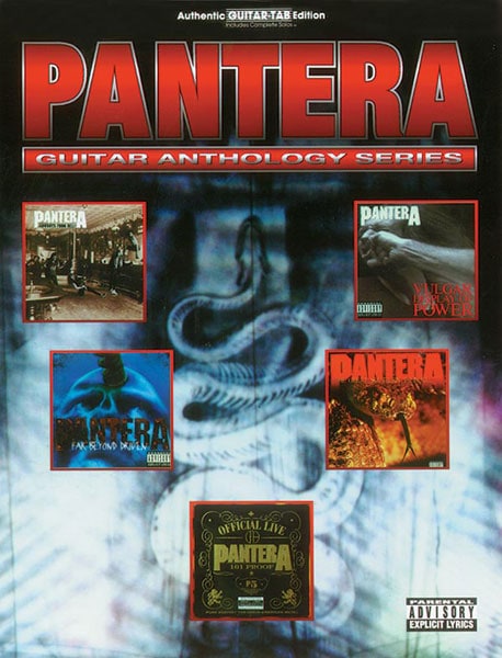 ALFRED PUBLISHING PANTERA - GUITAR ANTHOLOGY - GUITAR TAB