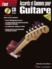 HAL LEONARD FAST TRACK ACCORDS ET GAMMES POUR GUITARE + CD