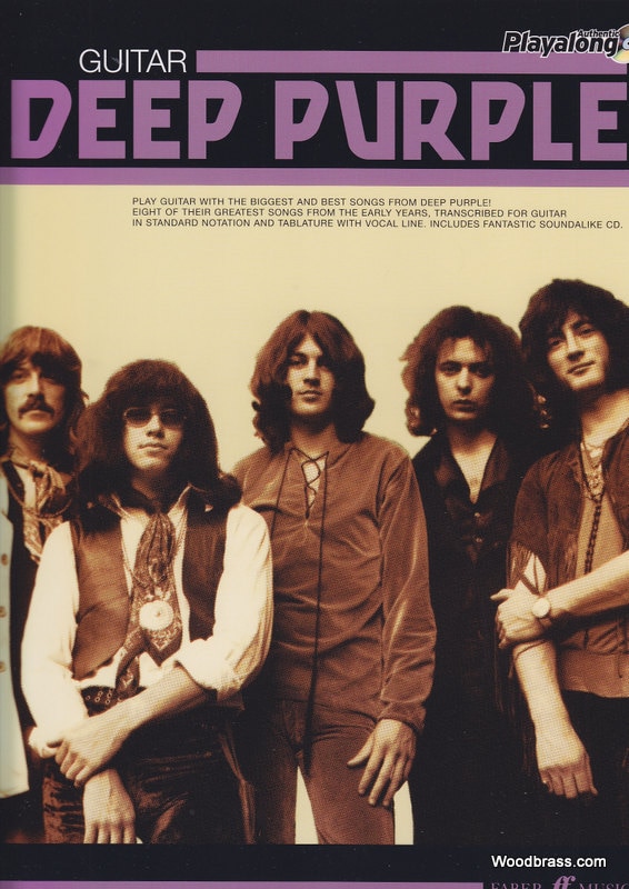 FABER MUSIC DEEP PURPLE - AUTHENTIC GUITAR PLAYALONG - GUITARE