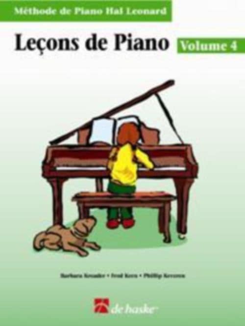 DEHASKE LECONS DE PIANO VOL.4 + CD - METHODE DE PIANO HAL LEONARD