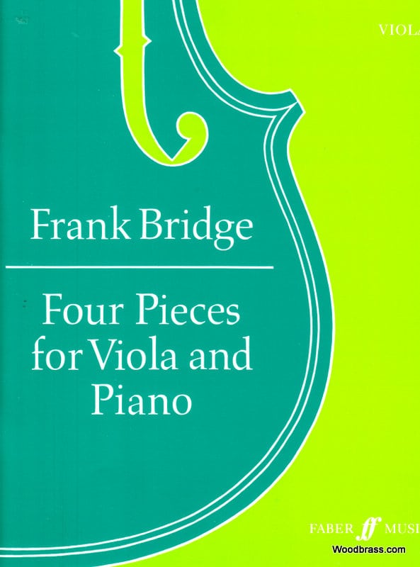 FABER MUSIC BRIDGE FRANK - FOUR PIECES - VIOLA AND PIANO