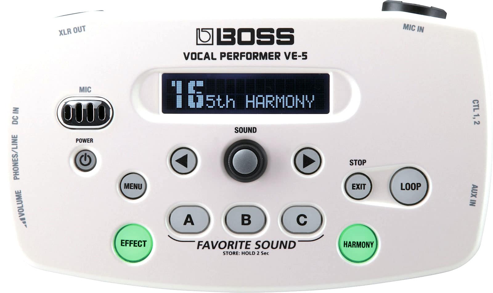 BOSS VE-5 WH VOCAL PERFORMER