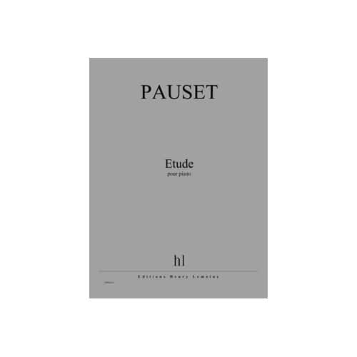 JOBERT PAUSET BRICE - ETUDE - PIANO