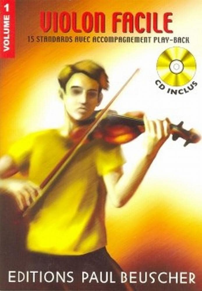 PAUL BEUSCHER PUBLICATIONS VIOLON FACILE VOL.1 + CD