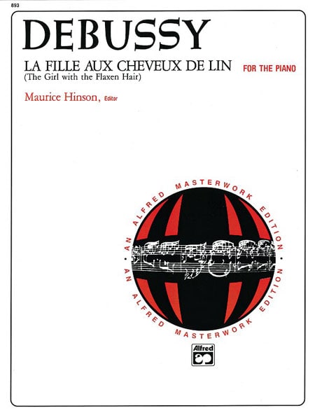 ALFRED PUBLISHING DEBUSSY CLAUDE - LA FILLE AUX CHEVEUX DE LIN - PIANO SOLO