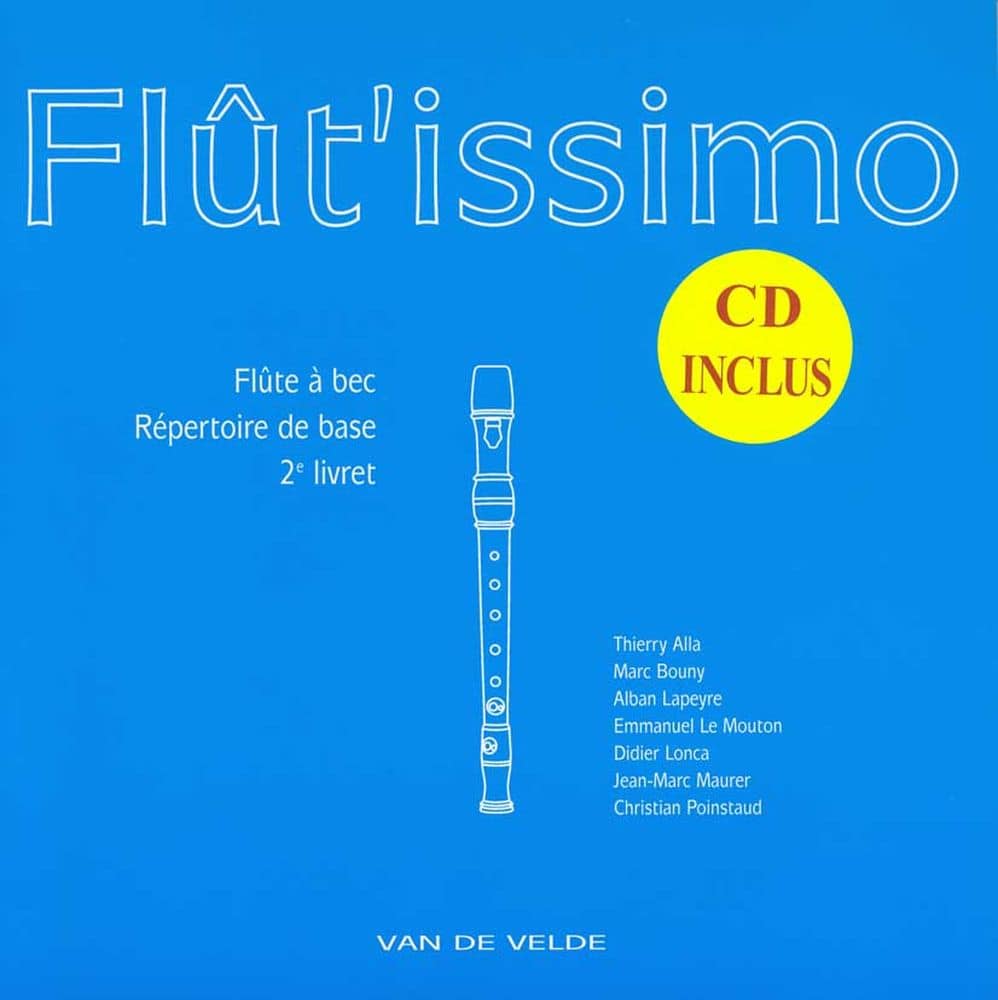 VAN DE VELDE FLUT'ISSIMO VOL.2 + CD