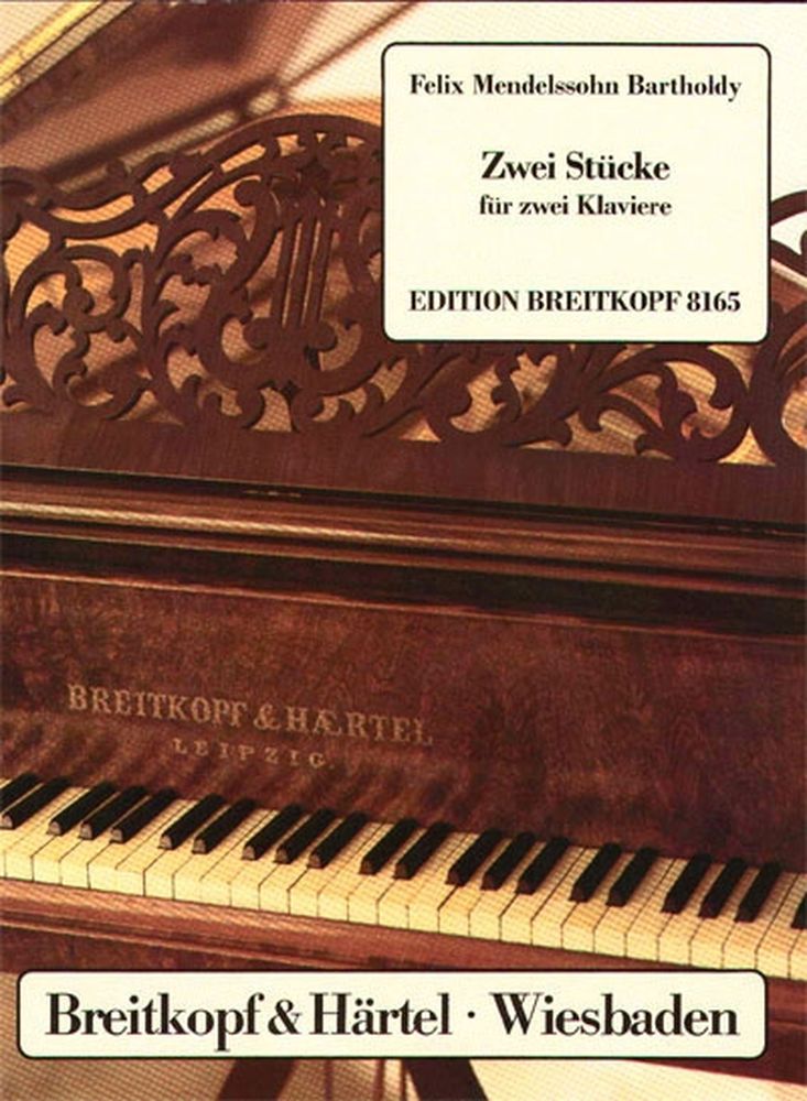 EDITION BREITKOPF MENDELSSOHN-BARTHOLDY F. - ZWEI STUCKE - 2 PIANO