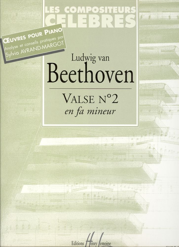 LEMOINE BEETHOVEN LUDWIG VAN - VALSE N°2 EN FA MIN. - PIANO