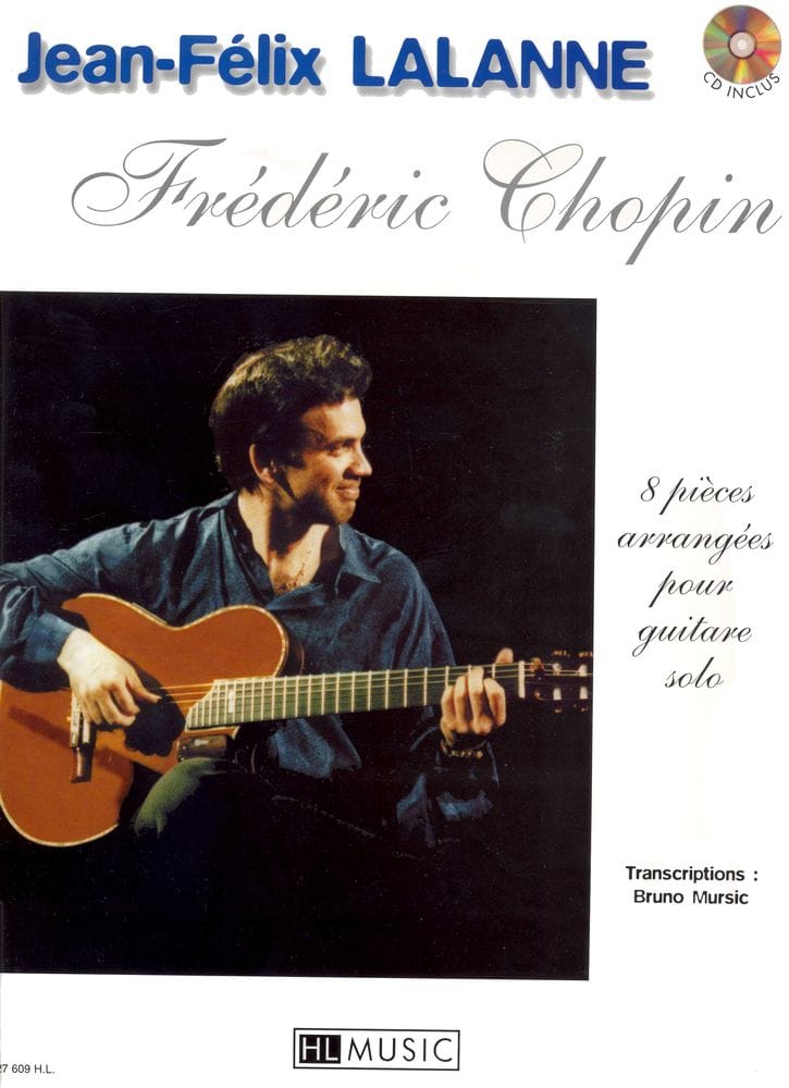 LEMOINE CHOPIN F./ LALANNE J.F. - PIECES (8) + CD - GUITARE