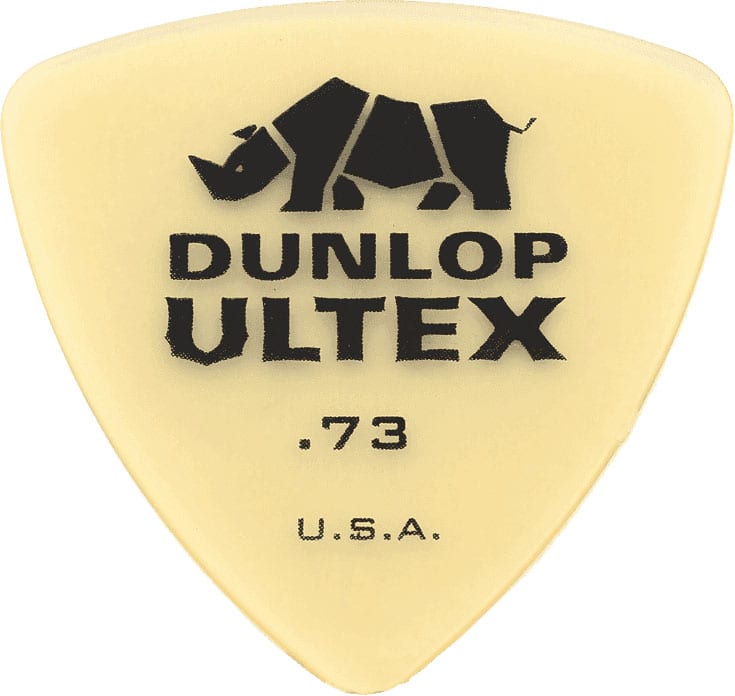 JIM DUNLOP ADU 426P73 - ULTEX TRIANGLE PLAYERS PACK - 0,73 MM (BY 12)