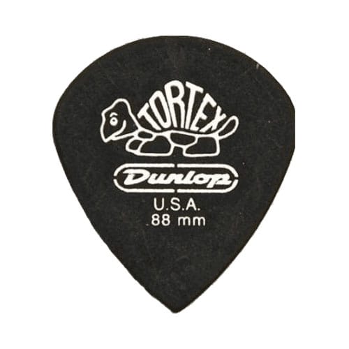 JIM DUNLOP ADU 482P88 - TORTEX PITCH BLACK PLAYERS PACK - 0,88 MM (BY 12)