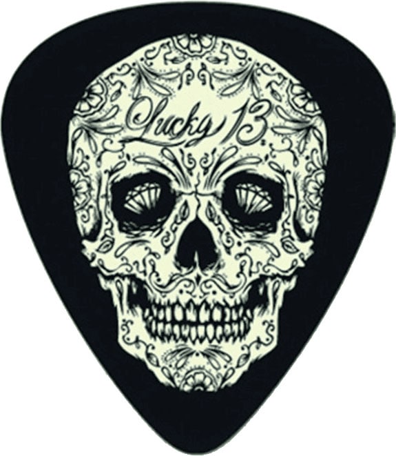 JIM DUNLOP LUCKY 13 SERIES III, BAG OF 36 #14 DEADWOOD, BLACK, 0.73 MM