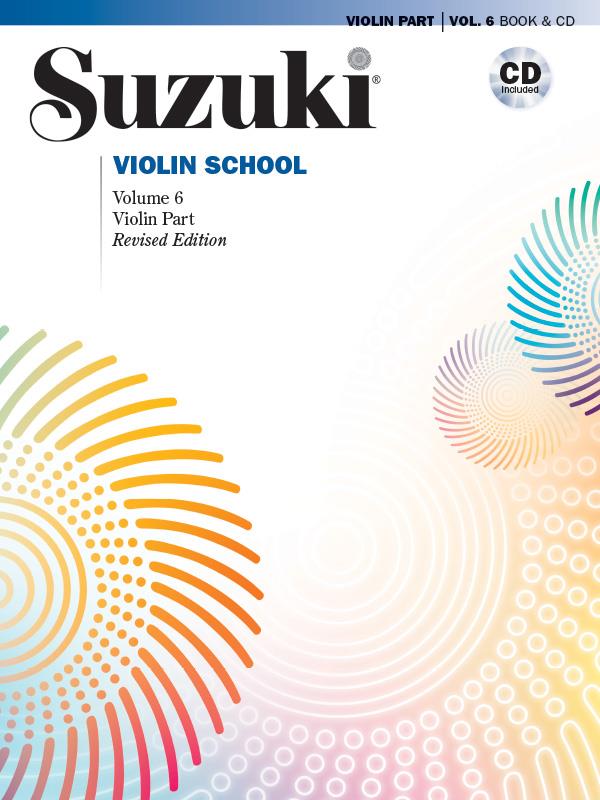 ALFRED PUBLISHING SUZUKI VIOLIN SCHOOL VIOLIN PART VOL.6 + CD - EDITION REVISEE