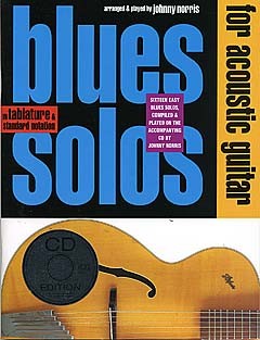 MUSIC SALES BLUES SOLOS ACOUSTIC GUITAR + CD - GUITAR TAB