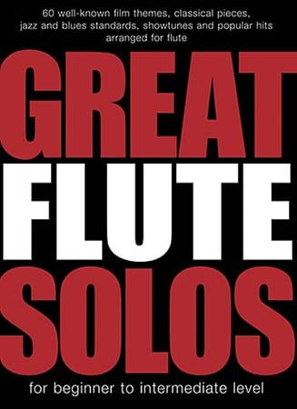 WISE PUBLICATIONS GREAT FLUTE SOLOS - 60 PIECES