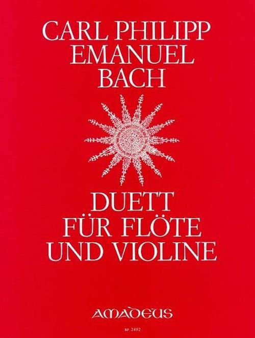 AMADEUS BACH CPE - DUETT G-DUR - FLUTE & VIOLON