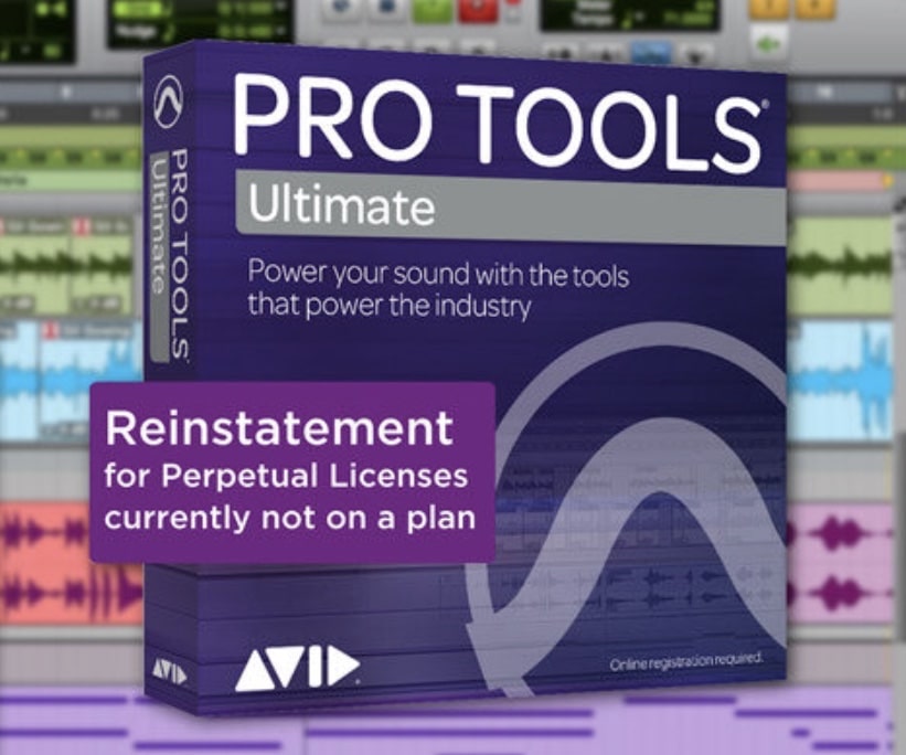 AVID PRO TOOLS ULTIMATE REINSTATEMENT