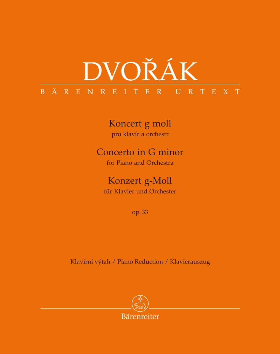 BARENREITER DVORAK A. - CONCERTO IN G MINOR OP.33 - 2 PIANOS