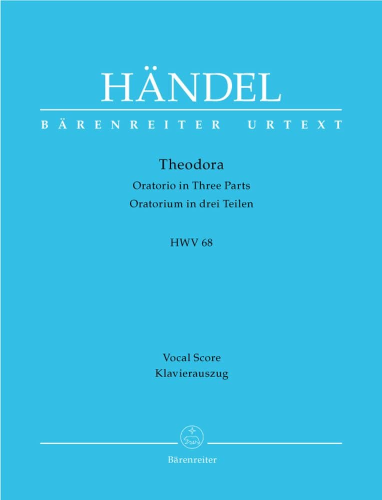 BARENREITER HAENDEL G.F. - THEODORA HWV 68 - KLAVIERAUSZUG