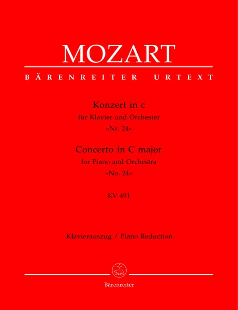 BARENREITER MOZART W. A. - KONZERT IN C Nr 24 KV 494 - REDUCTION POUR PIANO 