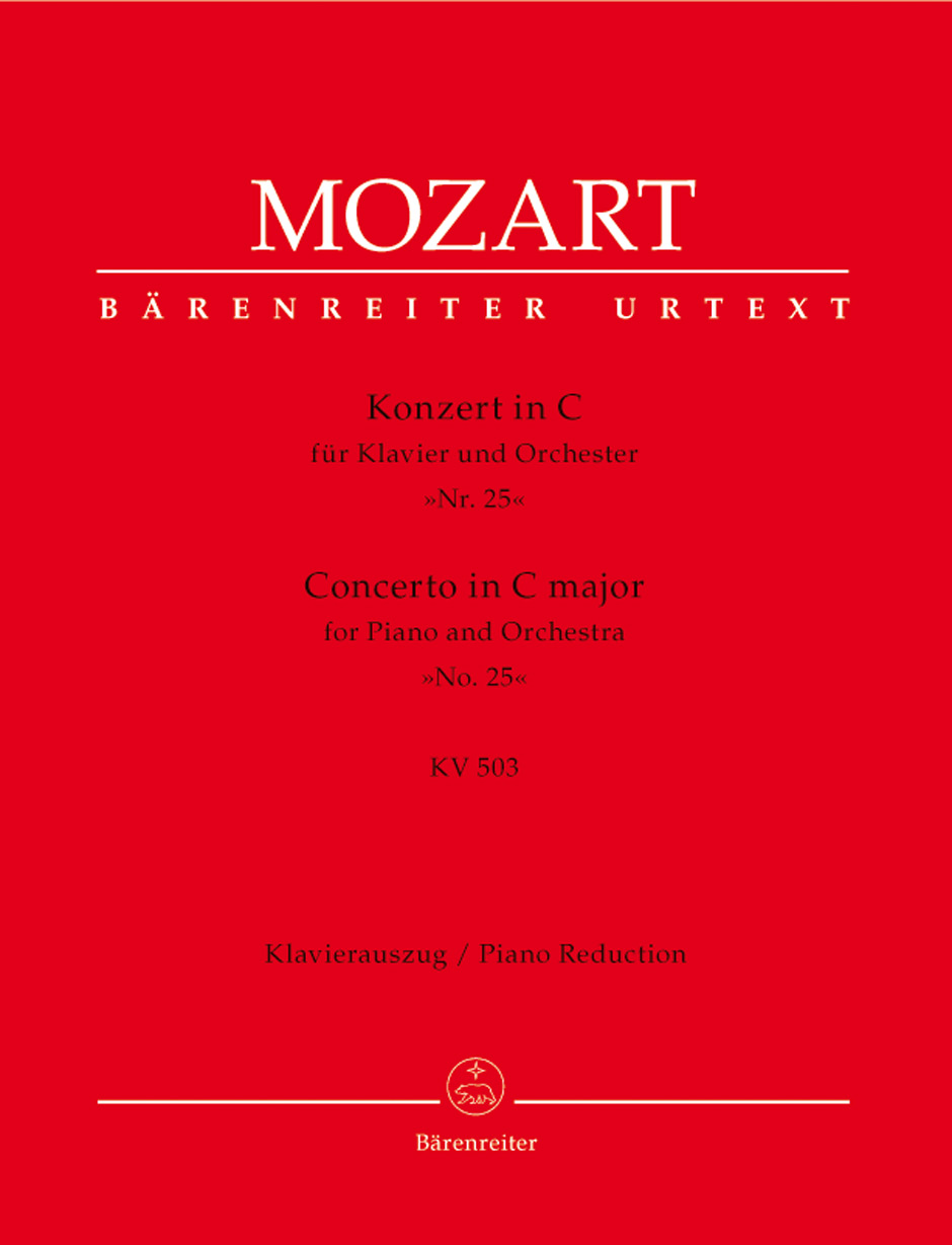 BARENREITER MOZART W.A. - CONCERTO POUR PIANO N°25 KV 503 - 2 PIANOS